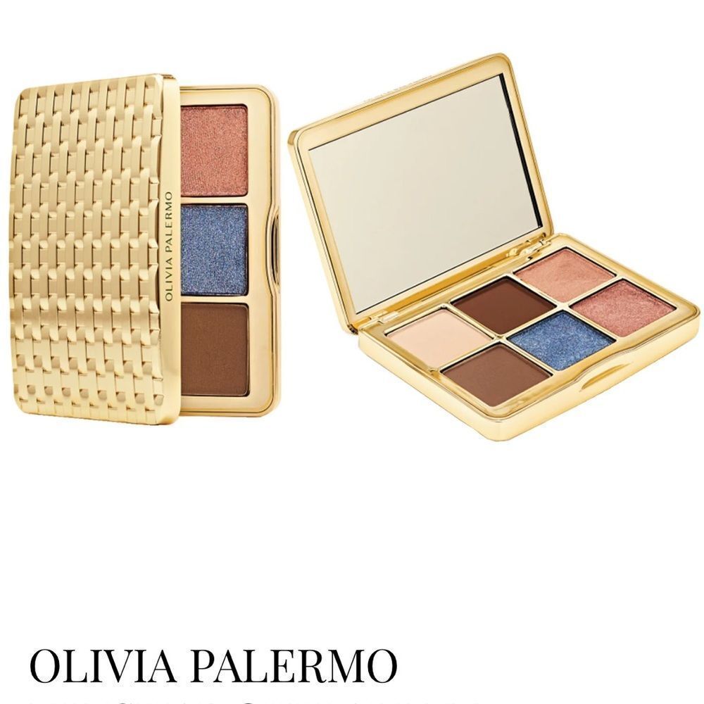 OLIVIA PALERMO O'NATUREL Eyeshadow Palette - Gold, Blue, Brown, Pink